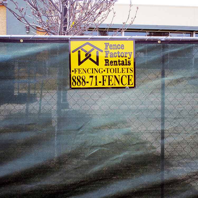 temporary fencing barricades privacyh fence from Fence Factory Corporation