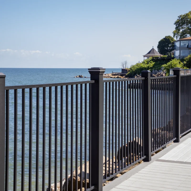 Ornamental Iron Narrow Picket Spacing fencing for dogs pets