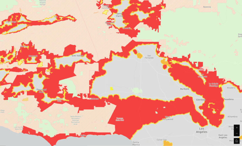 FIRE MAP Moorpark from Fence Factory Corporation