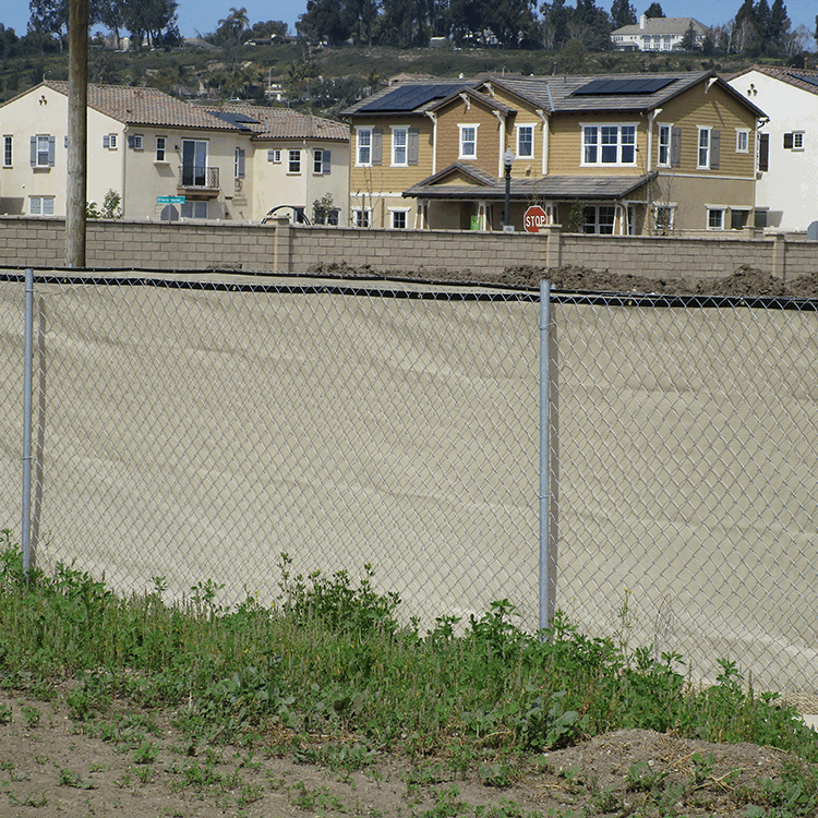 fence-factory-corporation-chain-link-fences-and-gates-Privacy-Slatted-Screened-Chain-Link-Fence