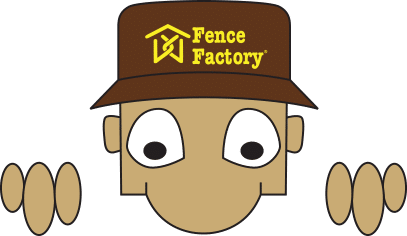 man peeping from Fence Factory Corporation