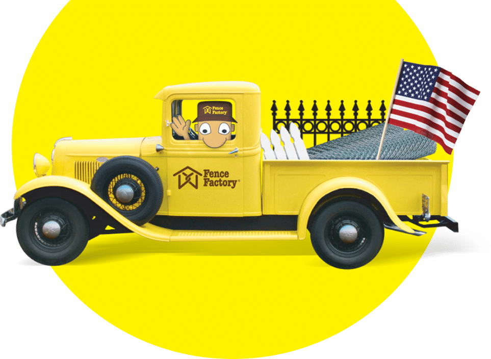 man with car from Fence Factory Corporation