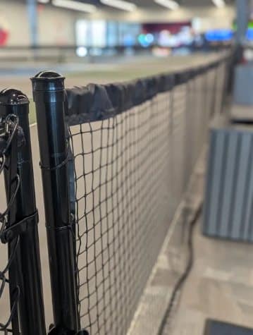 Pickleball net and post detail